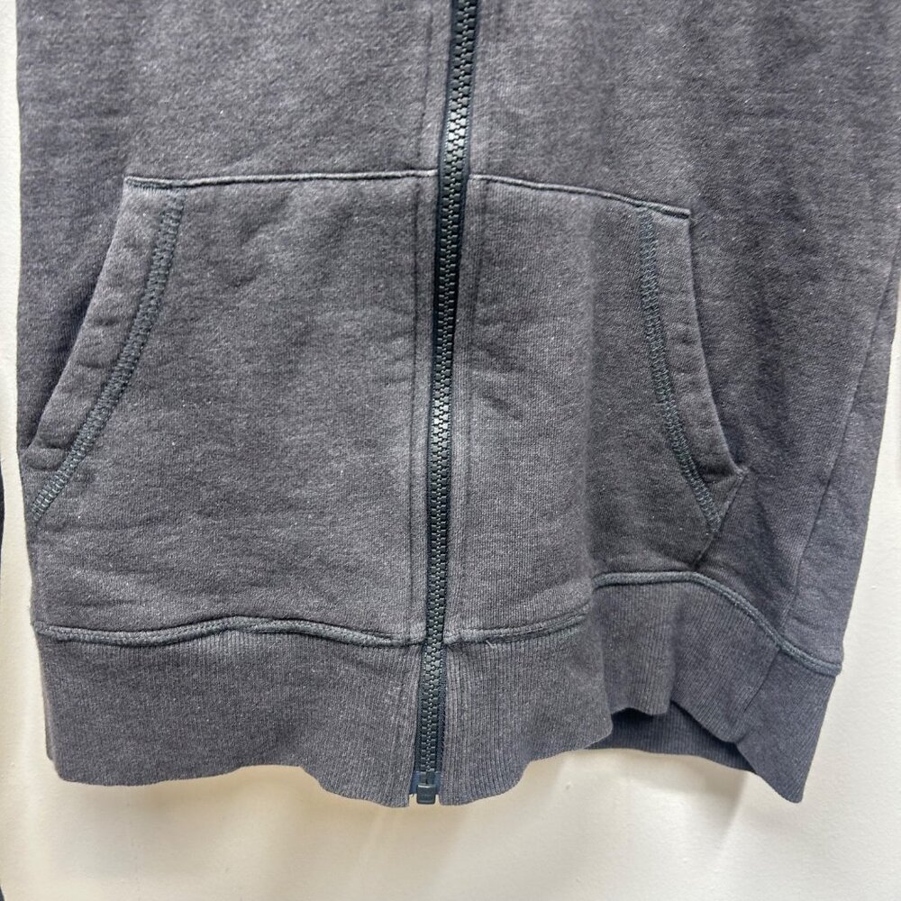Organic Cotton Gray Zip-Up Hoodie By Pact XS - Picture 2 of 8